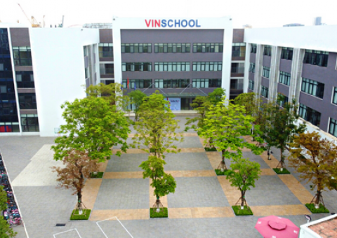 Gạch nghệ thuật ngoài trời Secoin tại Vinschool Imperia - Hải Phòng